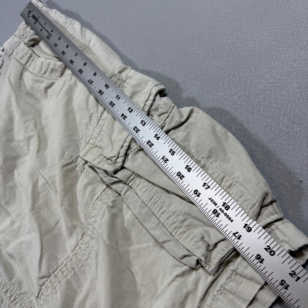 American Eagle Outfitters Mens Tan Ripstop Cargo Shorts Khaki 34W Relaxed Fit - Picture 7 of 10